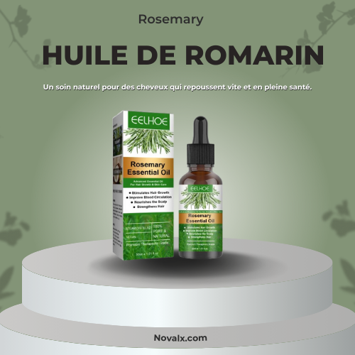 Mélange d'huile de romarin - Croissance des cheveux